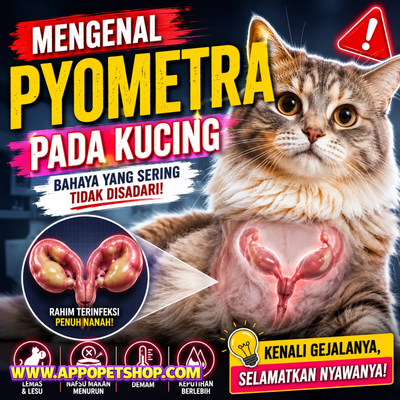 Mengenal Pyometra Pada Kucing