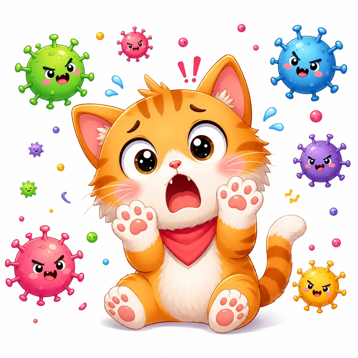 Ciri ciri kucing terpapar virus
