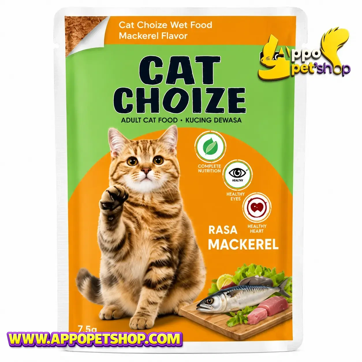 CAT CHOIZE SACHET ADULT Mackerel