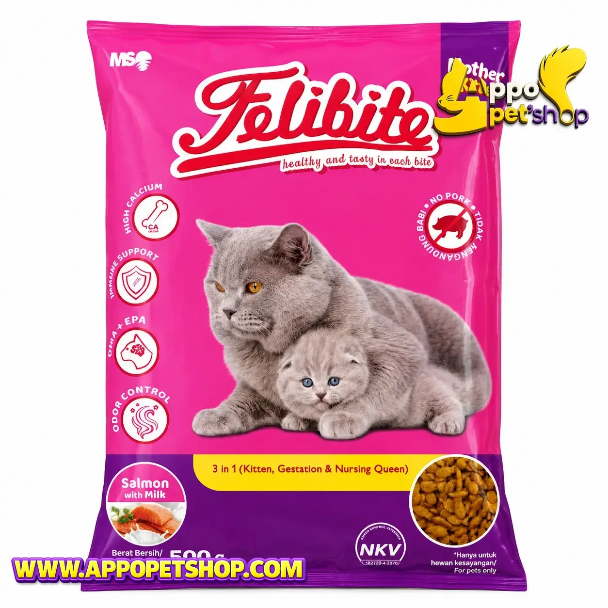 FELIBITE KITTEN Salmon with Milk