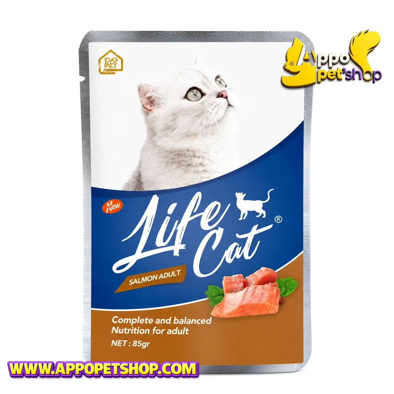 LIFE CAT SACHET all variant ADULT Salmon