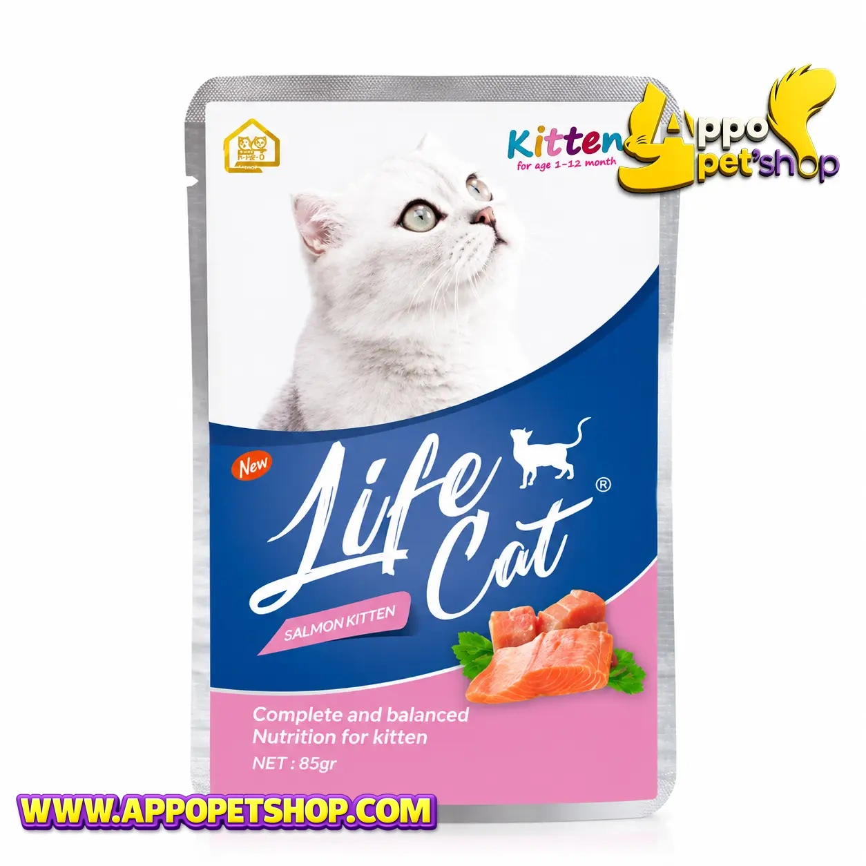 LIFE CAT SACHET all variant KITTEN Salmon