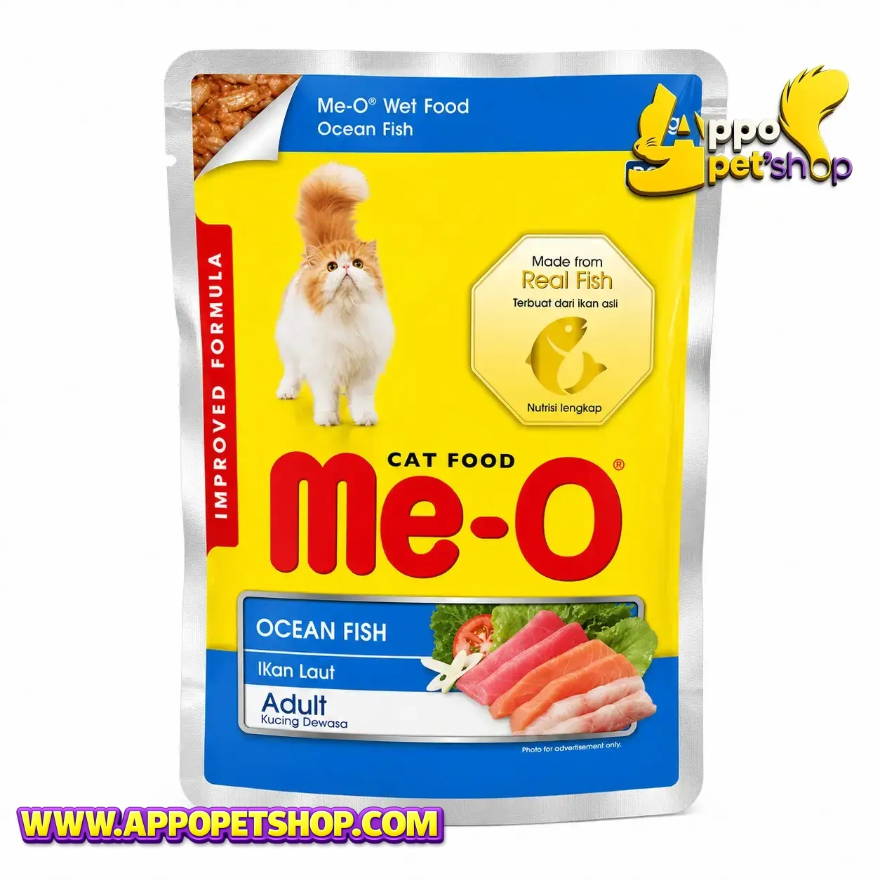MEO SACHET all variant ADULT Ocean Fish