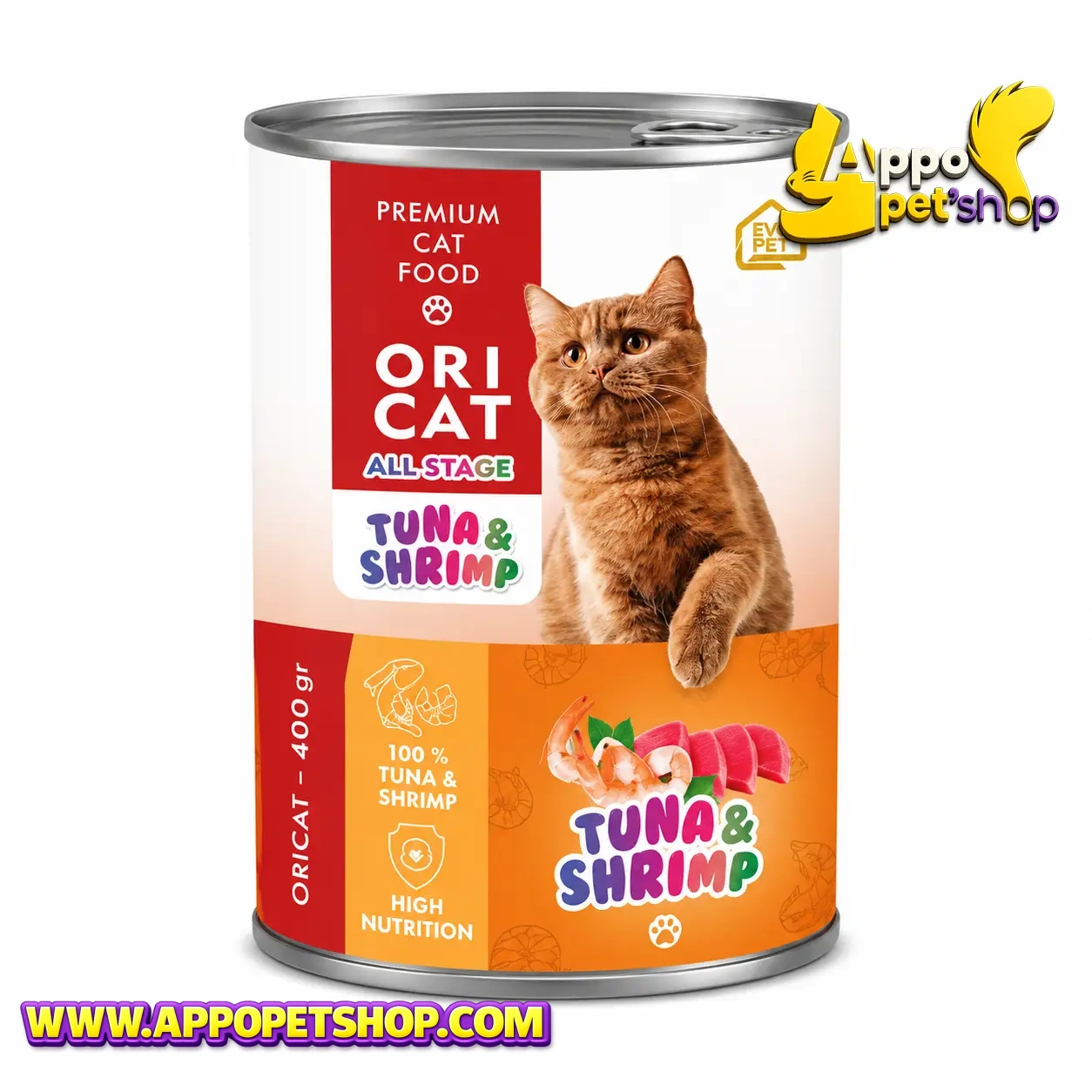 ORI CAT KALENG Tuna and Shrimp