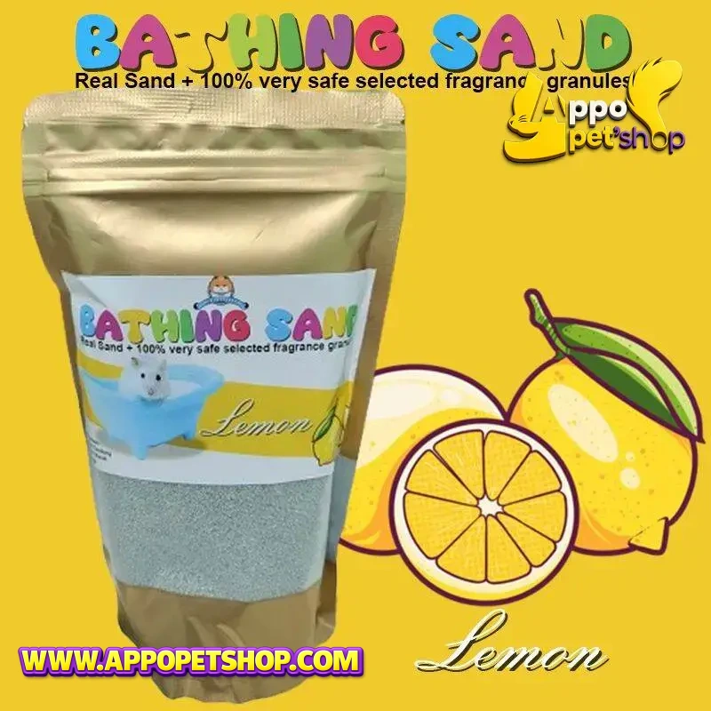 PASIR MANDI HAMSTER Lemon