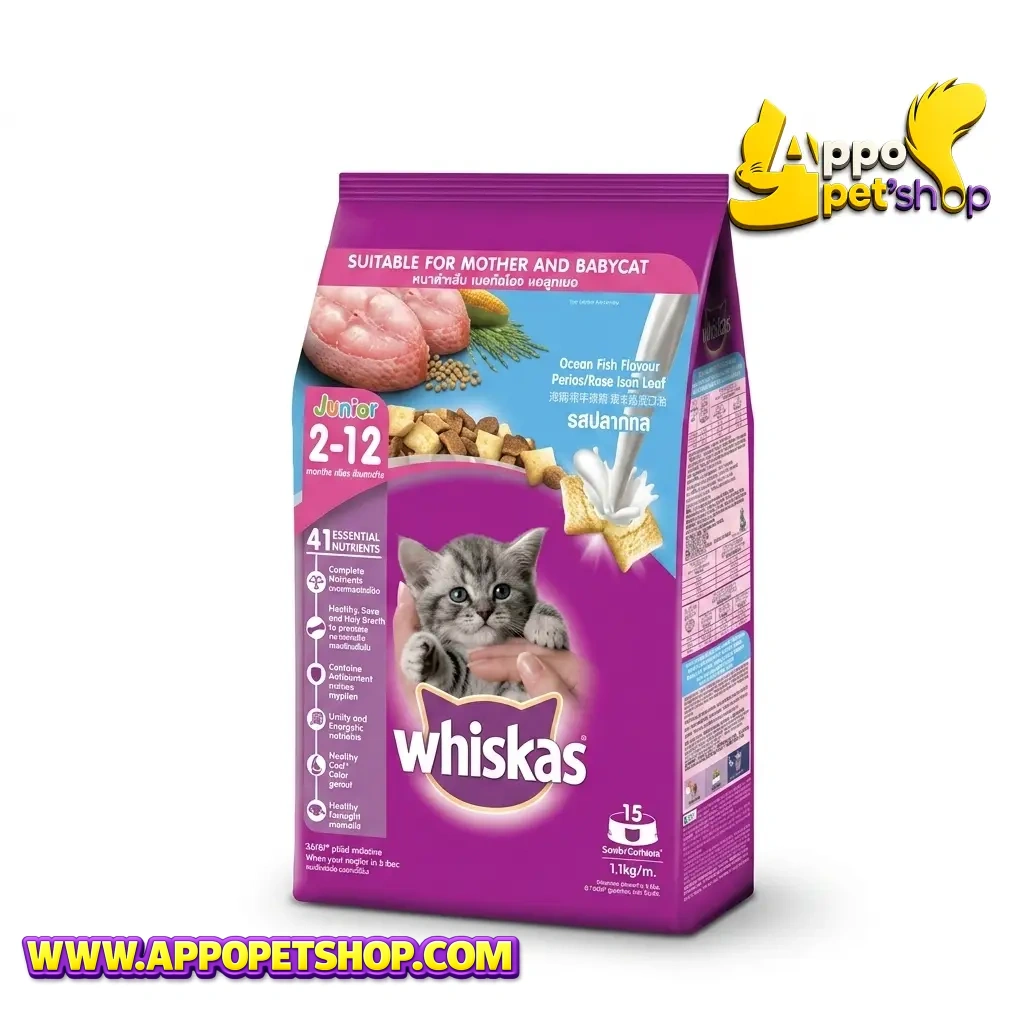 WHISKAS JUNIOR 1,1kg Ocean Fish