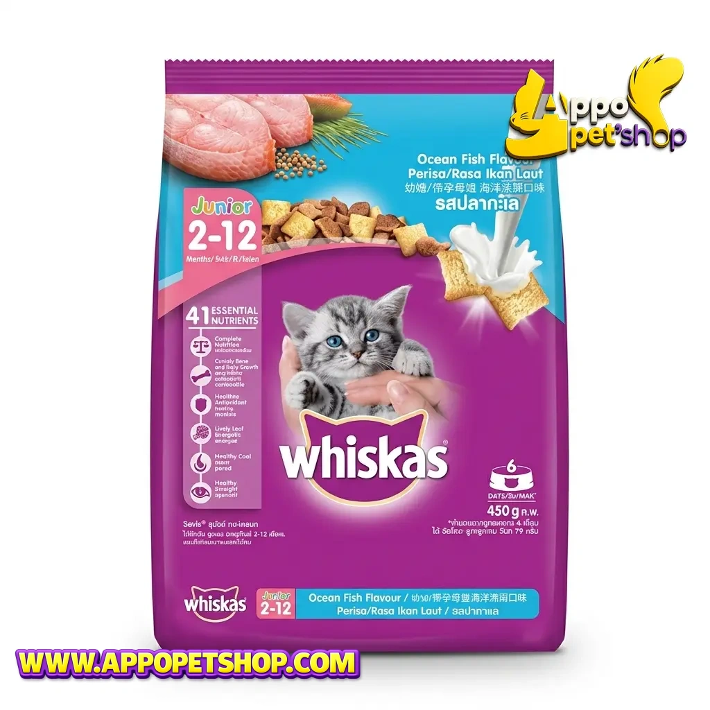 WHISKAS JUNIOR 450gr Ocean Fish