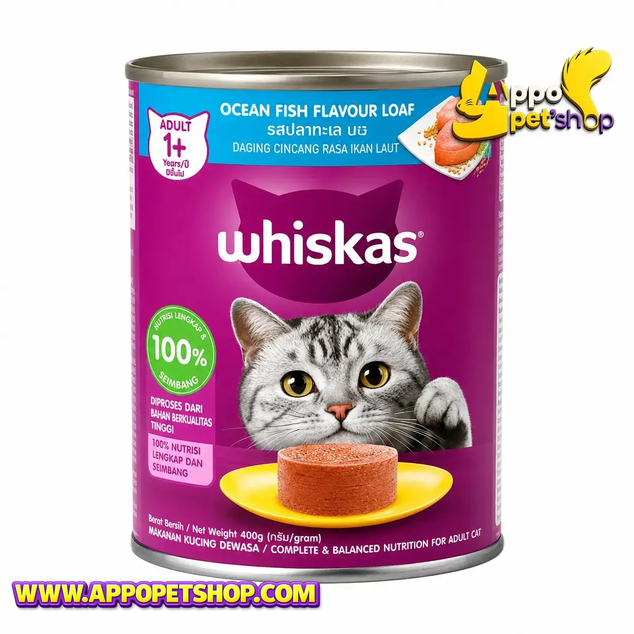 WHISKAS KALENG ADULT Ocean Fish