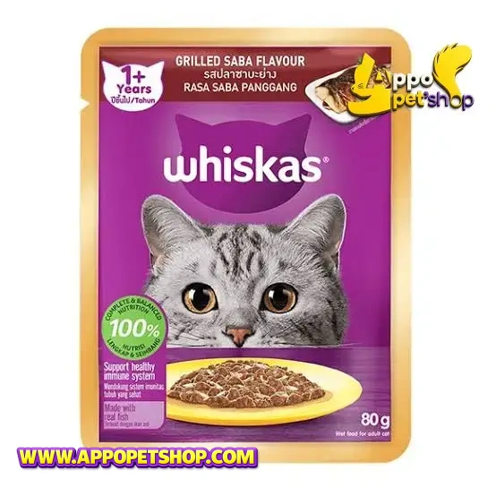 WHISKAS SACHET all variant ADULT Grilled Saba