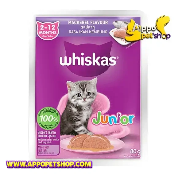 WHISKAS SACHET all variant JUNIOR Mackerel